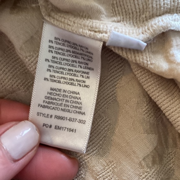 Cloth and Stone for Anthropologie Joanie Tie Front Button Down Shirt Size XS K74 - Picture 6 of 7